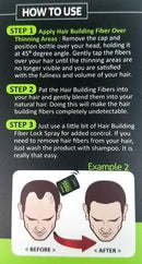 Black Ice Magic Fiber Hair Building Fiber 0.84oz