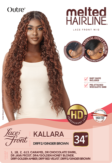 Outre Synthetic Melted Hairline HD Lace Front Wig - Kallara