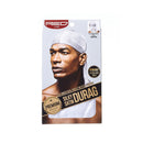 Red By Kiss Premium Quality Silky Satin Durag, White Hdup05