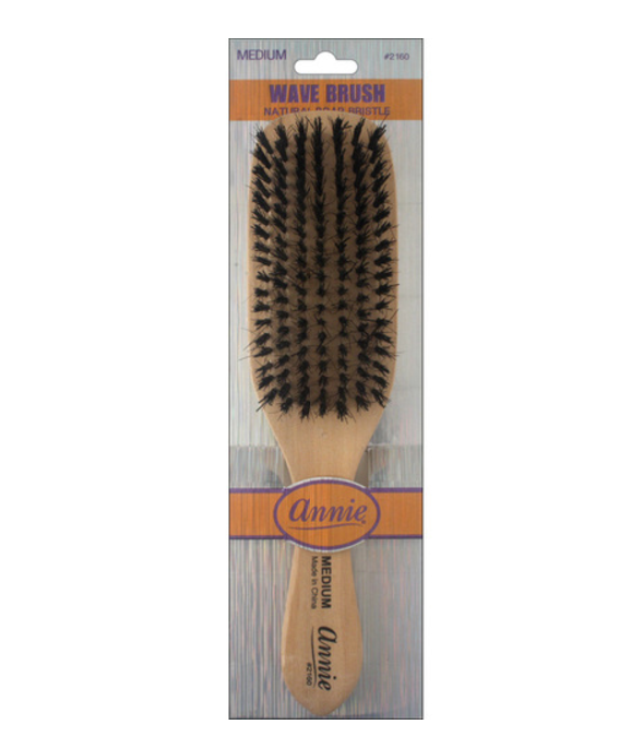 Annie Hard Club Brush, Natural Boar Bristle 