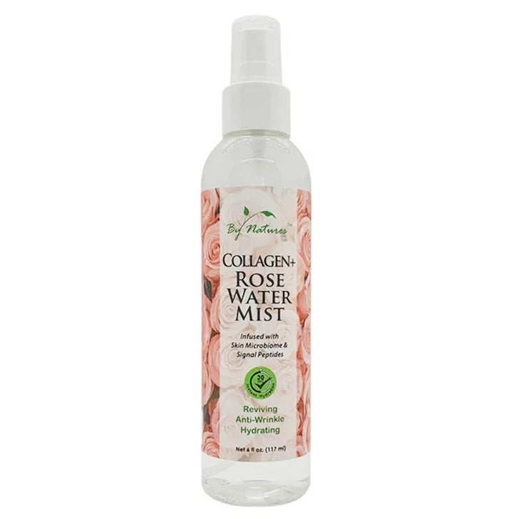By Natures Collagen + Rose Water Mist (6 oz)
