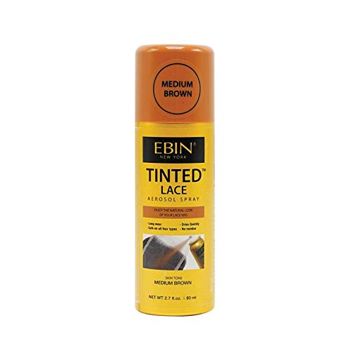 Ebin New York Tintedlace Aerosol Spray - Medium Brown