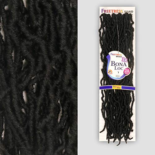 Freetress Synthetic Crochet Braid - 3X Bona Loc 24"