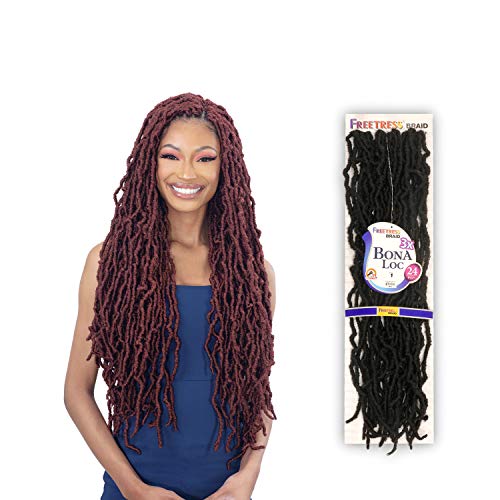 Freetress Synthetic Crochet Braid - 3X Bona Loc 24"