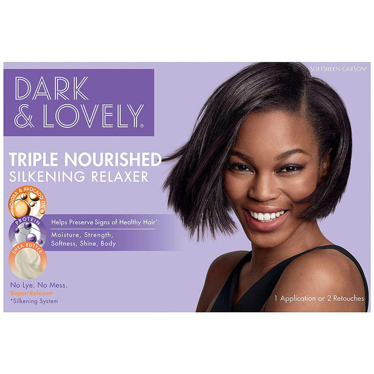 Dark and Lovely Healthy Gloss 5 Moisturizing No-Lye Relaxer [Super]