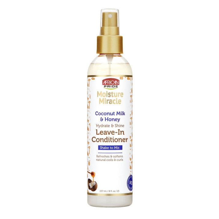 African Pride Moisture Miracle Coconut Milk & Honey Leave-In Conditioner Spray