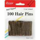 Annie Hairpins Bronze 100Ct [Ball Tip] (03113)