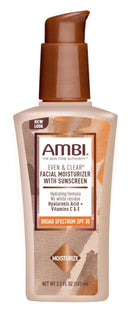Ambi Even & Clear Daily Facial Moisturizer with SPF 30, 3.5 oz - product photo