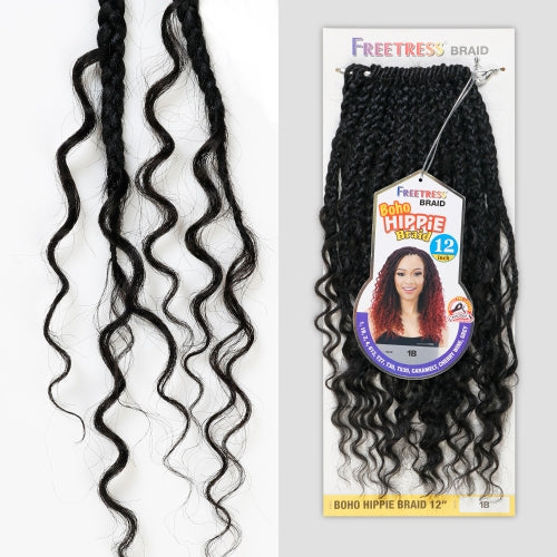 FreeTress Crochet Braids Boho Hippie Braid 12"