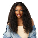 Sensationnel HD Lace Front Wig Curls Kinks N Co Glueless Kinky Edges Y-Part Kinky Braid Out 20