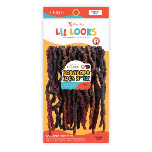 Outre Crochet Braids X-Pression Lil Looks 3X Borabora Locs 8"