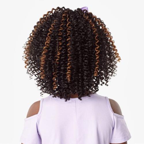 Sensationnel Crochet Braids Lulu Mini Kids 2X Bubble Curl 10"