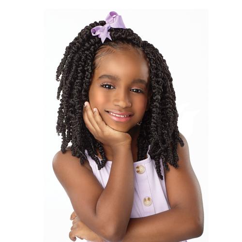 Sensationnel Crochet Braids Lulu Mini Kids 2X Candy Twist 8"