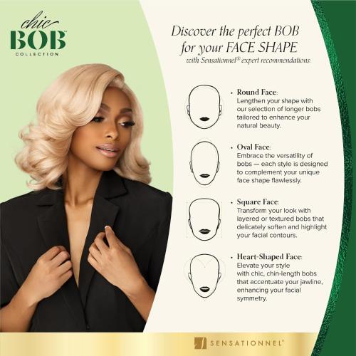 Sensationnel HD Lace Front Wig Butta Lace Glueless Chic Bob Lob Unit 7