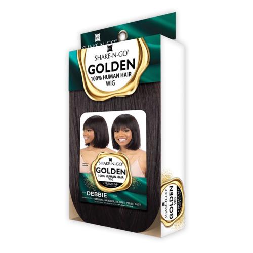 Shake-N-Go Human Hair Wig Golden Debbie