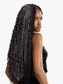 Sensationnel Empire Feather Crochet Bohemian curl texture close-up