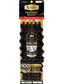 Outre X-Pression 100% Remy Human Hair Feather Crochet Braid Deep Wave 18 inch pre-looped