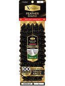 Outre X-Pression 100% Remy Human Hair Feather Crochet Braid Water Wave 18 inch pre-looped