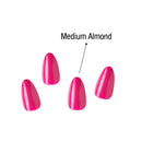 Gold Finger Solid Color Nails Gala - 24 piece press-on nail kit in festive color