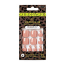 Gold Finger Wider Fit Toenails So Happy - 24 piece wider fit full-cover press-on toenail kit