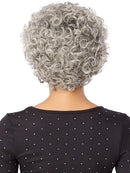Outre Fab & Fly Gray Glamour Full Cap Human Hair Wig Marini in gray and natural color options