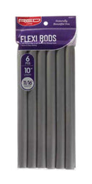 RED Flexi Rods 10" 11/16" 6pcspack Gray HRF17