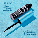 iENVY Super Strong Waterproof Eyelash Adhesive Black with brush-on applicator