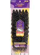 Outre Purple Pack Brazilian Bundle Feather Crochet Hawaiian 18 inch crochet hair