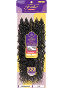 Outre Purple Pack Brazilian Bundle Feather Crochet Hawaiian 18 inch crochet hair