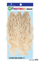 FreeTress Crochet Braids 3X Bora Bora Braids 12"