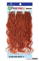 FreeTress Crochet Braids 3X Bora Bora Braids 12"