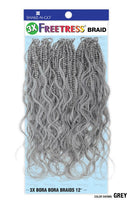 FreeTress Crochet Braids 3X Bora Bora Braids 12"