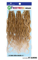 FreeTress Crochet Braids 3X Bora Bora Braids 12"