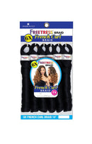Shake-N-Go 6X French Curl Braid 14 inch braiding hair in color 1B jet black