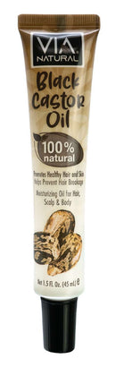 VIA NATURAL ULTRA CARE OIL BLACK CASTOR 1.5oz