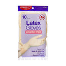Red Powder-Free Latex Gloves Xl 10Ct GLPF04