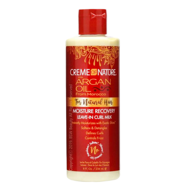 Creme Of Nature Argan Oil Moisture Recovery Leave-In Curl Milk