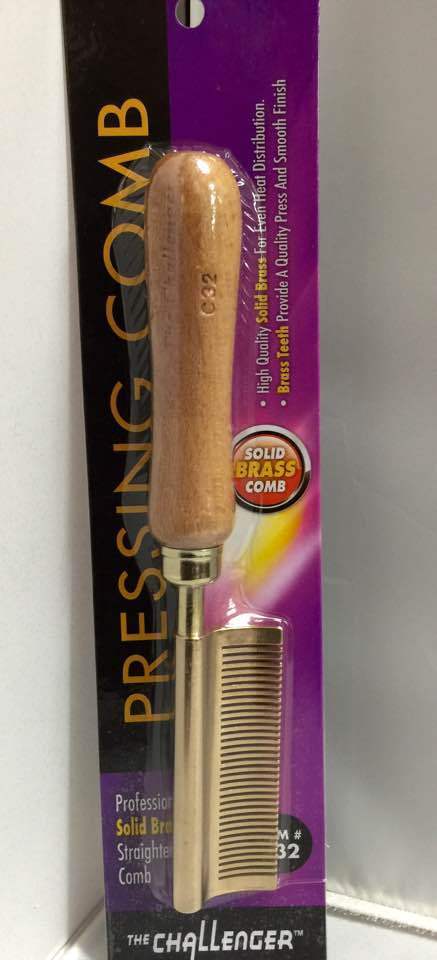 Challenger Pressing Comb Item C32 Curved Teeth