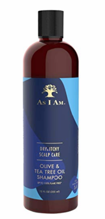 As I Am Dry & Itchy Scalp Care Olive & Tea Tree Oil Shampoo 12 oz