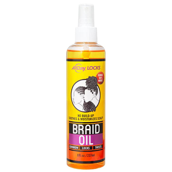 Allday Locks Braid Oil  8oz