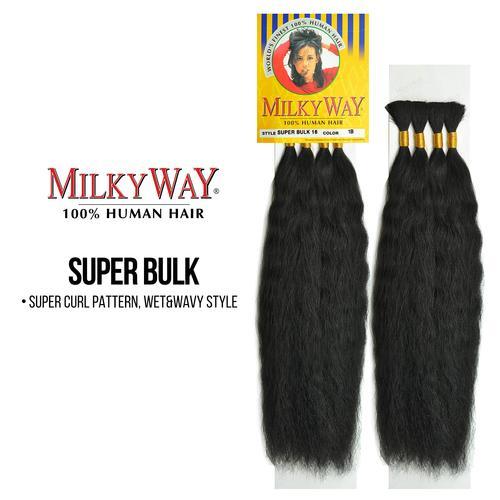 Milky Way Super Bulk 100% Human Braiding Hair 18"