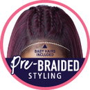 Outre Lace Front Wig - Perfect Hair Line 13X6 - Pre-Braided - Iman