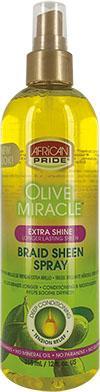 African Pride Braid Sheen Spray Extra Shine, 12oz
