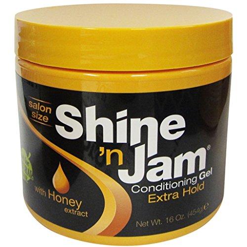 Ampro Shine 'N Jam Conditioning Gel, Extra Hold 16 Oz
