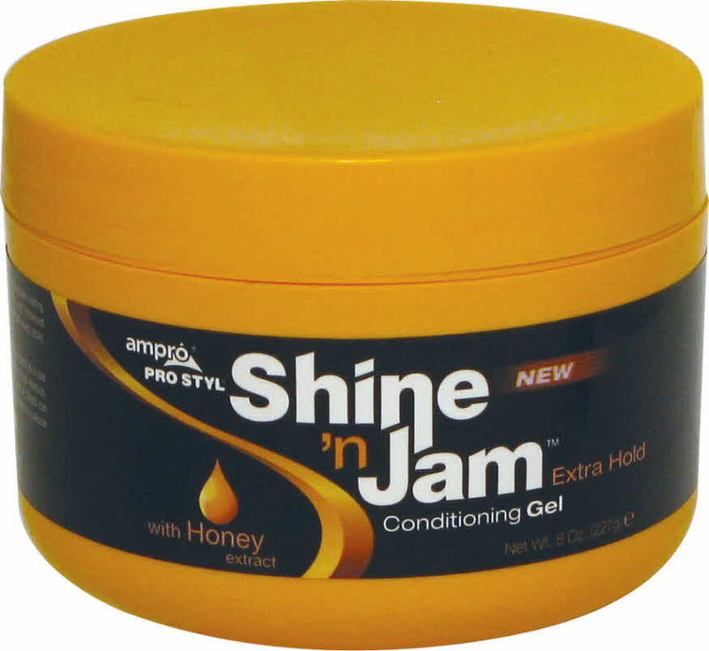 Ampro Shine 'N Jam Conditioning Gel, Extra Hold 8 Oz