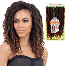 FreeTress Synthetic Hair Crochet Braids 2X Cuban Wavy Goddess Loc 12"