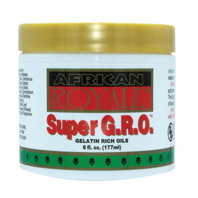 African Royale Super Gro Gelatin Rich Oil, 6 Oz