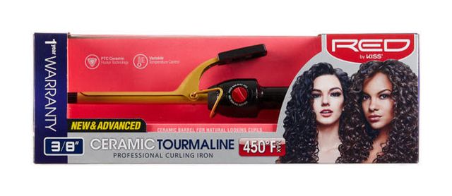 Red By Kiss 3/8" Ceramic Curling Iron CI01N