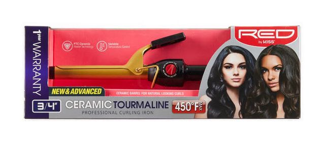 Red By Kiss 3/4" Ceramic Curling Iron CI04N