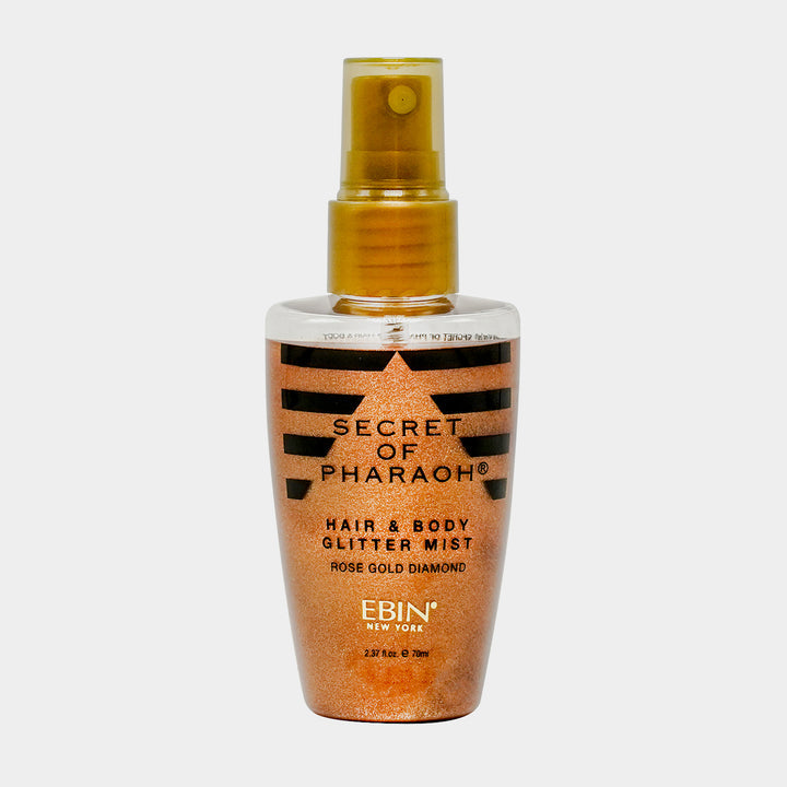 Ebin New York Secret Of Pharaoh Hair & Body Glitter Mist - Rose Gold 70ML
